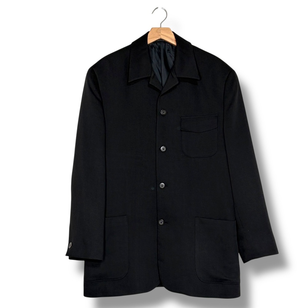 Jeffrey Banks Men's Black Softwear Blazer Jacket Easy‎ Pieces Size 38
